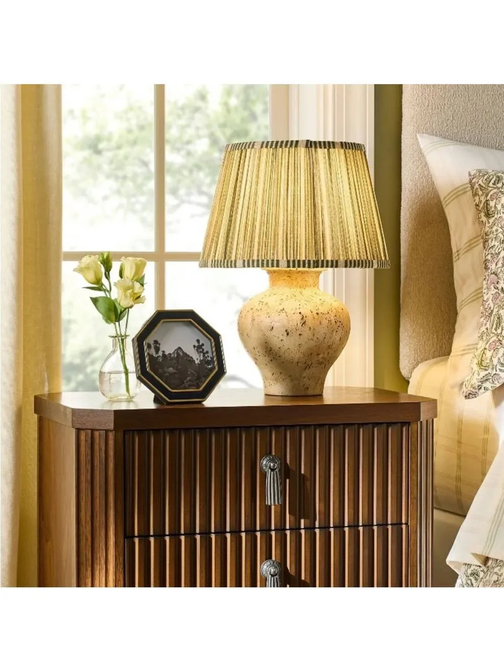 Printed Lamp Shade Green/Neutral - Threshold™ designed with Studio McGee